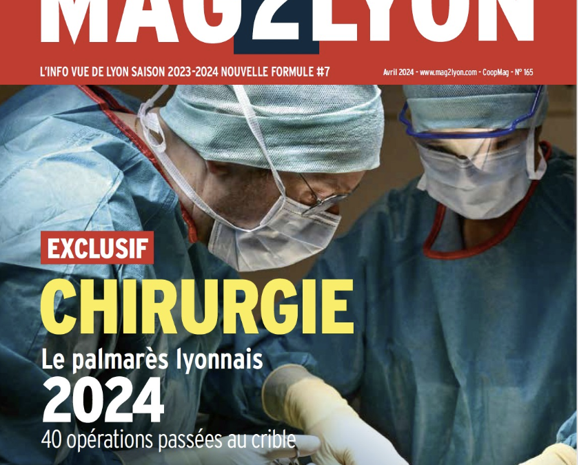 Le Centre d’urologie Lyon Ouest dans le palmarès 2024 de Mag2lyon