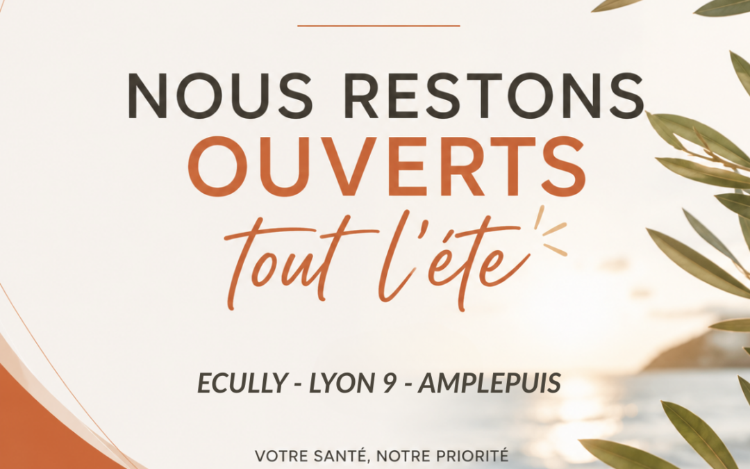 Le Centre d&rsquo;urologie Lyon Ouest reste ouvert tout l&rsquo;été !